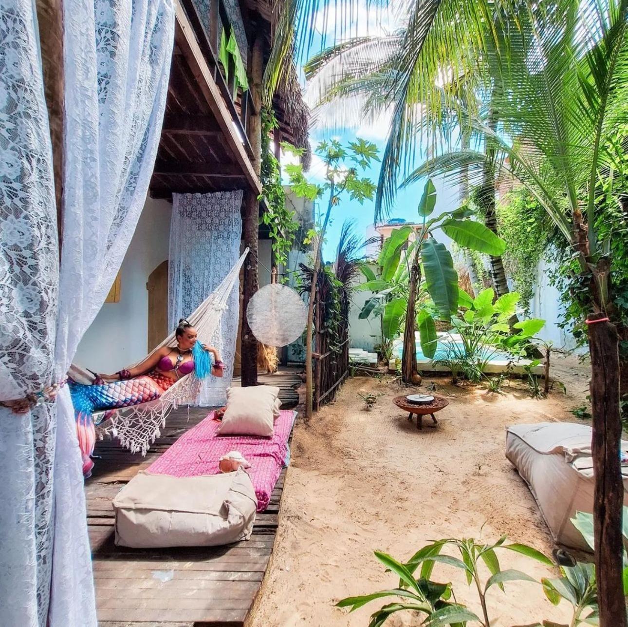 Vila Privativa Piscina 10 Px Limpeza Diaria Chale Da Sereia Oasis No Centro De Jericoacoara Ngoại thất bức ảnh